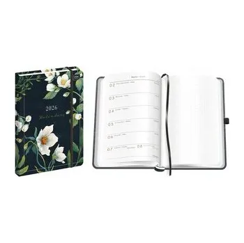 Kalendář Kalendarz książkowy A5 2026 Mat + UV Fiori