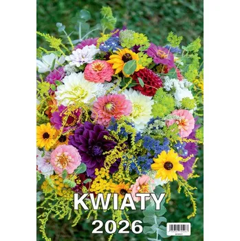 Kalendář Kalendarz ścienny 2026 13-kartkowy 2026 Kwiaty