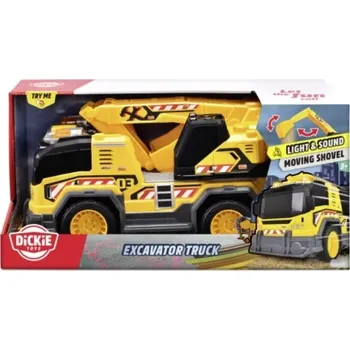 autíčko Dickie Auto Toys Series Nákladní auto-bagr