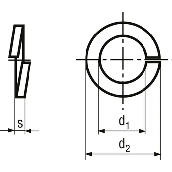 Matice podložka pérová/pružná nerez A4 M24