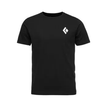 Pánské tričko Triko krátký rukáv Black Diamond M SS EQUIPMNT FOR ALPINIST TEE Pale Mauve L