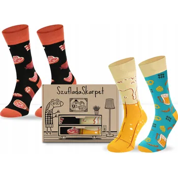 Pánské oblečení Comodo Ponožky Maso a pivo, vícebarevné, velikost 43-46