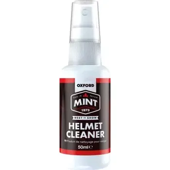 Příslušenství k helmě na motorku MINT čistič na přilby a plexi ve spreji s rozprašovačem 50 ml