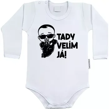 Kojenecký body Dětské body s dlouhým rukávem Tady velím já