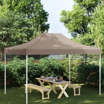 Zahradní altán Střecha k party stanu 4,5 x 3 m taupe 270 g/m² IM_315369