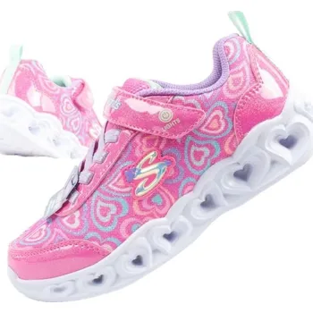 Chlapecká obuv Skechers S Lighs-Heart boty pro dívky sportovní pohodlné LED 29