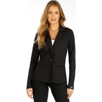 Dámské černé elegantní sako Litex 5F214 černá XL