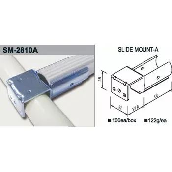 Dílenský regál Úchytka kluzné trubky