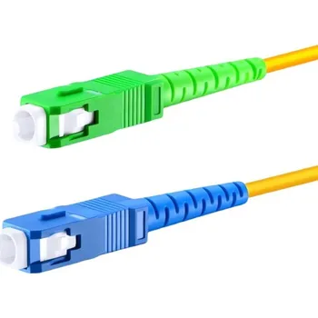 Datový kabel OEM Patch kabel optický smplex SCupc/SCapc 09/125 1m SM SCUPC/SCAPC-SSM-1