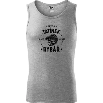 Pánské tílko Pánské tílko Malfini Core Skvělý tatínek a ještě lepší rybář