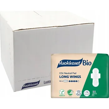 Menstruační vložka Hygienické vložky Vuokkoset 11961 s křidélky, 10 ks