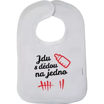 Dětský bryndák New Baby Jdu s dědou na jedno