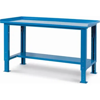 Dílenský stůl Ocelový stůl montovaný, výškově stavitelný š.1507mm