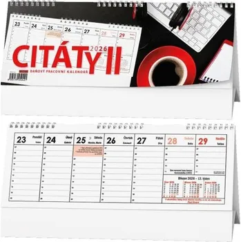Kalendář Kalendář stolní, Citáty II. 2026