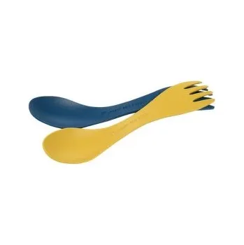 kempingový příbor Light My Fire Spork Little 2-pack Bio MustyYellow/HazyBlue žlutá