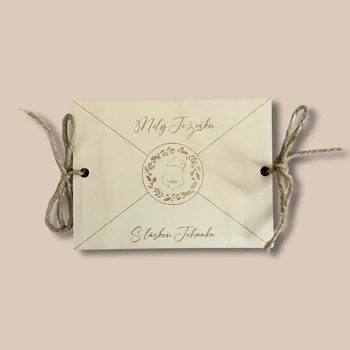 Obálka Dřevěná obálka Ježíškovi