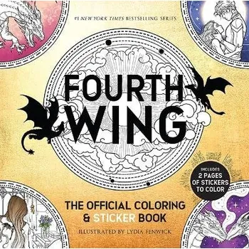 Anglický jazyk Fourth Wing: The Official Coloring & Sticker Book
