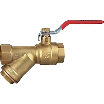 Vodovodní kohout Kulový kohout s filtrem 1/2&quot; FF-PN25 (páka)