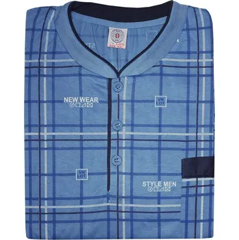 Pánská noční košile Radovan pánská noční košile V1347/150 M modrá