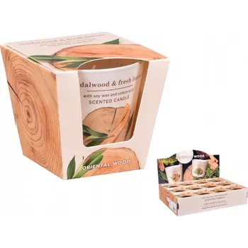 Svíčka Svíčka ve skle SANDALWOOD vonná 115g