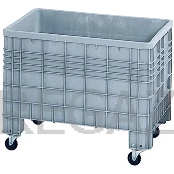 Přepravník Plastová velkoobjemová paleta - Bigbox na kolečkách O 125 mm