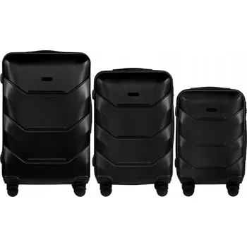 Wings Sada tvrdých kufrů ABS Peacock 3.0, 198 l