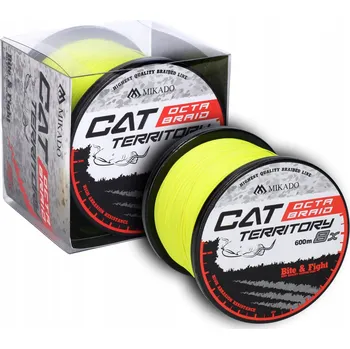 Pletená šňůrka Šňůra Cat Territory Octa Braid 0,5 mm Mikado 600 m