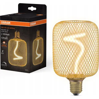 Žárovka Ledvance spirálové LED stropní svítidlo E27 SQUARE, laditelná teplá bílá