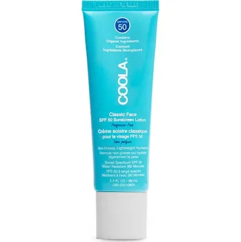 Přípravek na opalování Coola - Classic SPF 50 Face Lotion Fragrance-Free Opalovací krémy 50 ml unisex