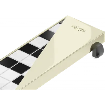 Odvodňovací žlab Mexen Flat M13 kryt 2v1 pro liniový odtok 50 cm, zlatý - 1519050 Lineární podlahové odtoky