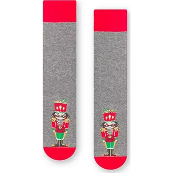 Pánské ponožky Pánské ponožky s louskáčkem - 41-43 / šedá