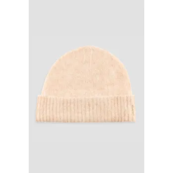 Kšiltovka ČEPICE GANT FLUFFY ALPACA BEANIE TAUPE BEIGE