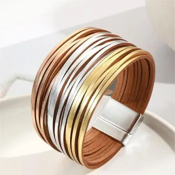 Náramek IZMAEL Dámský náramek KO 38712 Stříbrná/Zlatá/Růžová KP38712