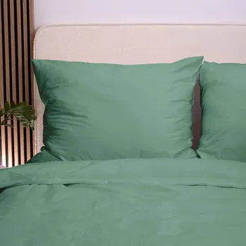Povlečení bavlněný satén 140x200 zelené