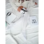 Nadkolenky s mašlí Milena Vera 0835-001 37-41 Velikost: 37-41, Barva: Bílá