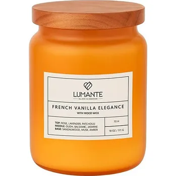 Svíčka LUMANTE Frech Vanilla Elegance 566 g