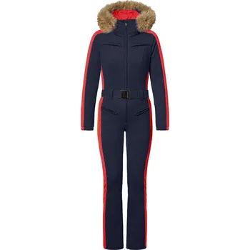 Cyklistické kalhoty Dámská kombinéza Goldbergh Suvi Ski Suit Faux Border French Blue