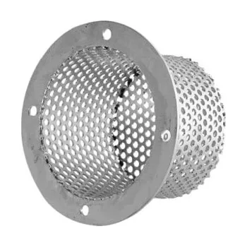 Vodovodní kohout Sací koš, typ 376, AISI 304, PN10/16, 6mm mesh, DN65