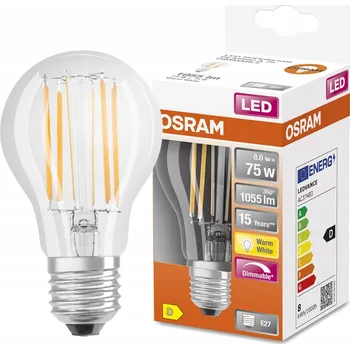 Žárovka LED žárovka Osram E27 8 W teplá bílá