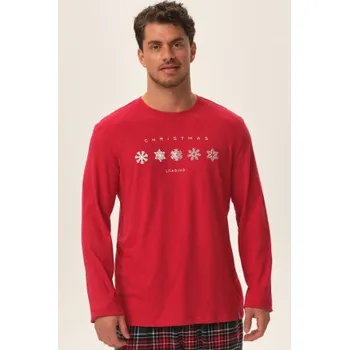 Pánské pyžamo Henderson Honest Červená 2XL