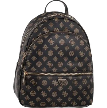 Městský batoh Dámský Batoh Guess Manhattan II Large Backpack HWPG71 Mocha Černý