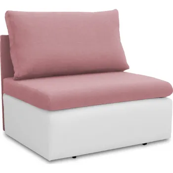 Pohovka Jednolůžková rozkládací pohovka Toledo Růžová/Bílá