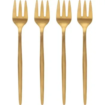 Příbor Sada dezertních vidliček NOIA zlatá 4 ks 890708