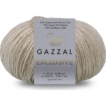 Příze Vlna Exclusive Gazzal barva 9901 béžová