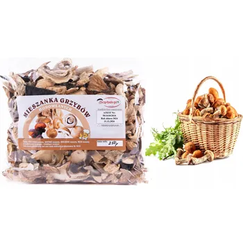 Sušené ovoce SMĚS PĚSTOVANÝCH HUB 250g NOVÁ SKLIZEŇ 2025 Atest sušené houby