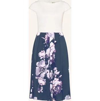 Dámské šaty Swing Dámské Koktejlové Šaty Ze Směsi Materiálů, bílá / tmavě...