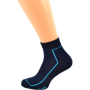 Pánské ponožky Gapo Pánské kotníkové ponožky Antibakteria Silver 1. Velikost: 9-10 (EU 43-45), 2. Barva: tmavě modrá