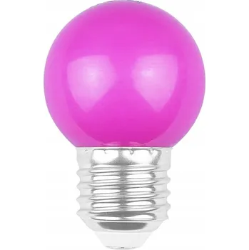Žárovka LED žárovka E27 G45 2W 230V fialová 5 kusů Forever