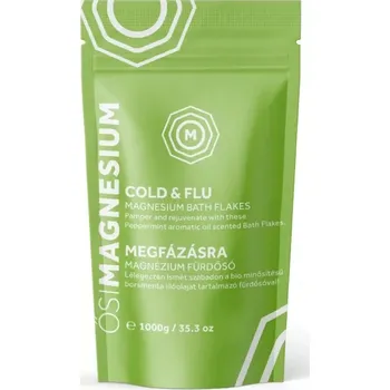 ŐsiMagnesium Magnesium koupelové vločky Cold & Flu 1 kg