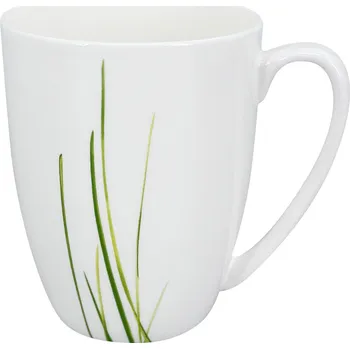 by inspire Porcelánový hrnek Luna Grass 350 ml, bílý/zelený